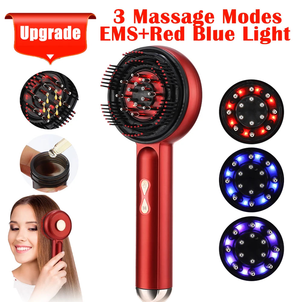 Red Light Scalp Massage Comb – Wake Up Your Hair Roots Now