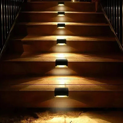 Solar LED Stair & Garden Lights IP45 – Wireless Automatic Lighting