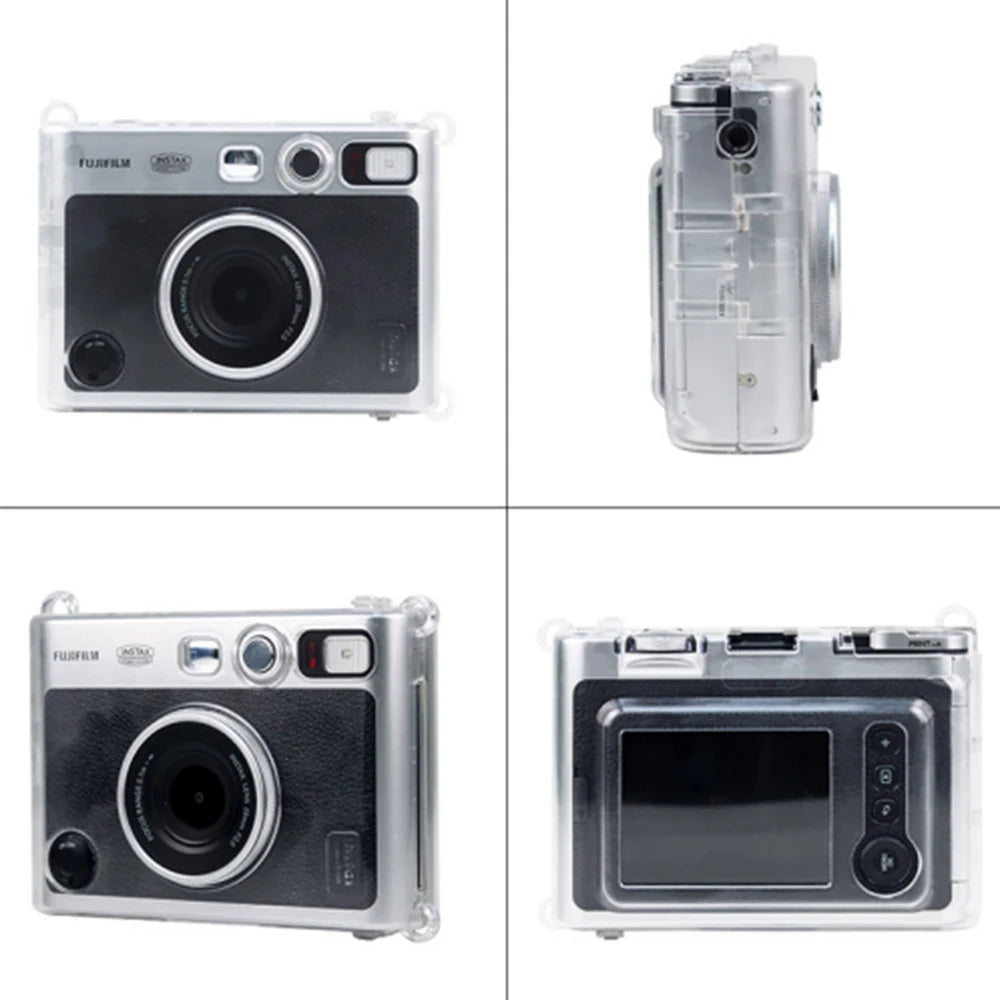 FUJIFILM Instax Mini EVO Instant Film Retro Camera Black , Brown Bare Metal Imaging Retro For 3 Inches Photographic Paper