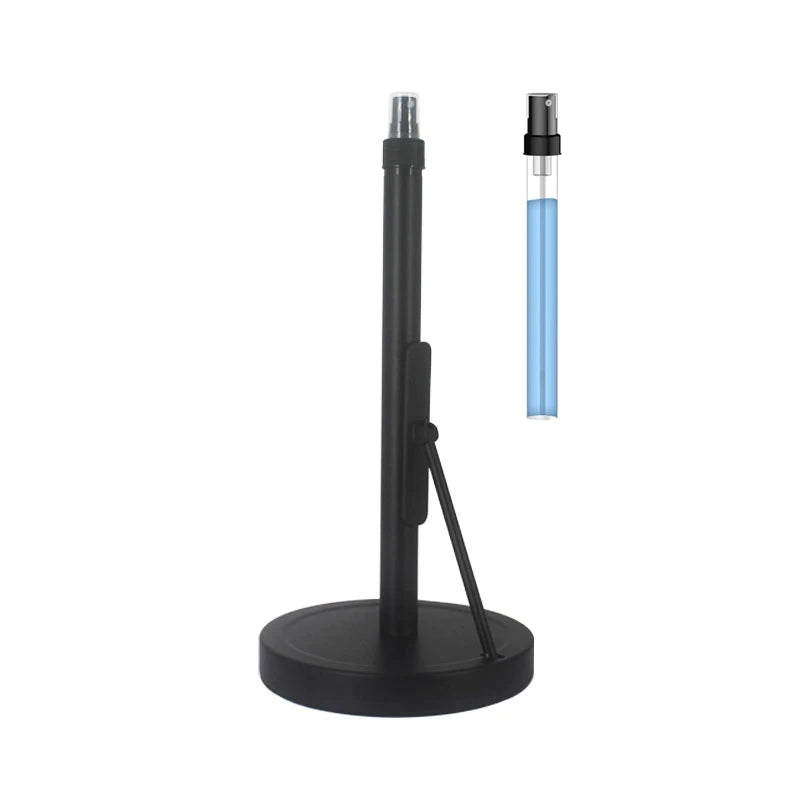 Stainless steel tissue holder with spray bottle Modern freestanding tissue holder for home kitchens