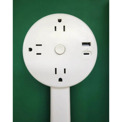180° Electrical Outlet Extender – Bring the Plug to Your Sofa & Bedside ⚡
