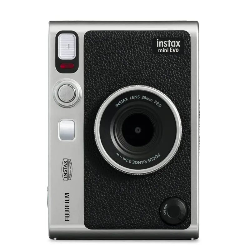FUJIFILM Instax Mini EVO Instant Film Retro Camera Black , Brown Bare Metal Imaging Retro For 3 Inches Photographic Paper