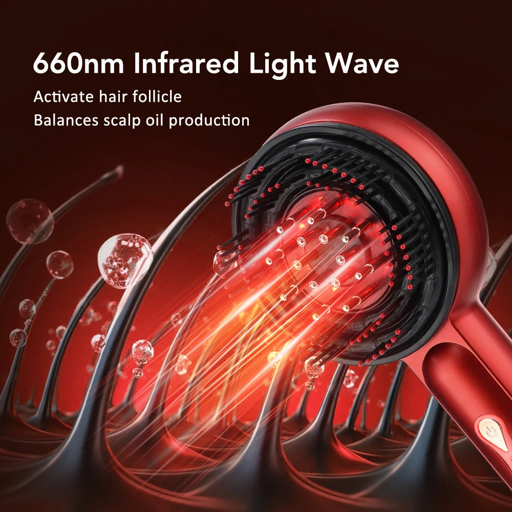 Red Light Scalp Massage Comb – Wake Up Your Hair Roots Now