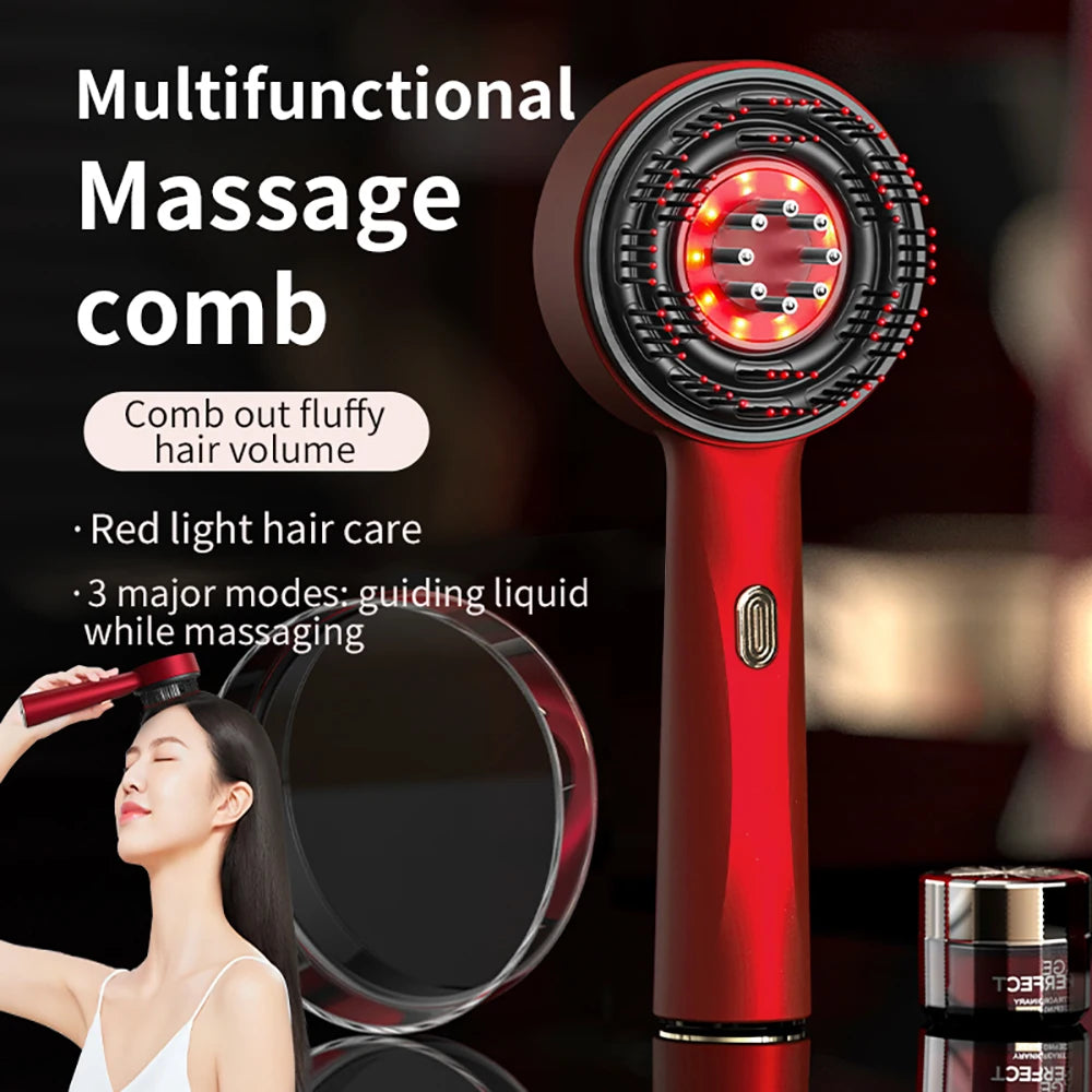 Red Light Scalp Massage Comb – Wake Up Your Hair Roots Now