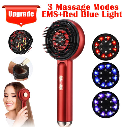 Red Light Scalp Massage Comb – Wake Up Your Hair Roots Now