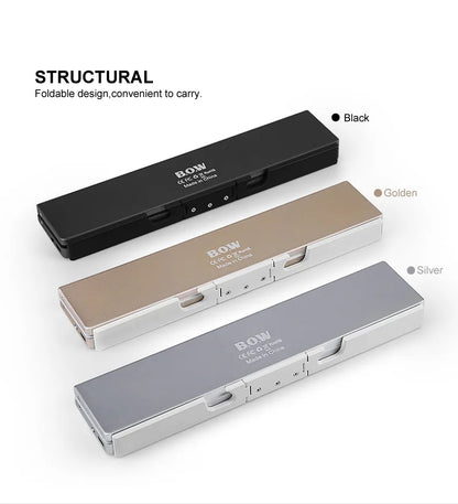 Ultra-Mini Folding Bluetooth Keyboard | 3-Device Wireless Pocket Keyboard