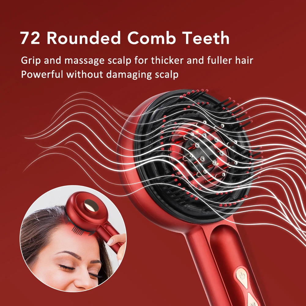 Red Light Scalp Massage Comb – Wake Up Your Hair Roots Now