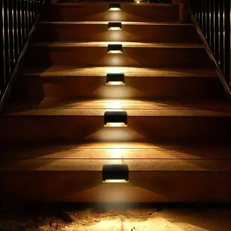 Solar LED Stair & Garden Lights IP45 – Wireless Automatic Lighting